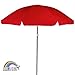 Produktbild Regenschirm, faltbar, Gartenschirm, Sonnenschirm, Sonnenschirm, für Außenbereich, Garten, Balkon und Terrasse (220 cm rot)