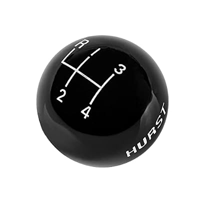 Hurst 1637627 Manual Transmission Shift Knob, 1 Pack, Black