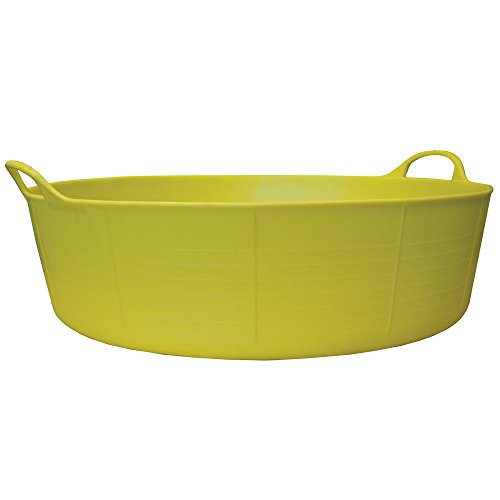 Tubtrugs SP15YF Flexible Yellow Small Shallow 15 Liter/4 Gallon Capacity