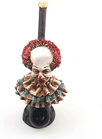 The Dark Diamond Luxury Resin Creative Character Modelling Smoking Pipe with 5 Pipe Screens (Design B)