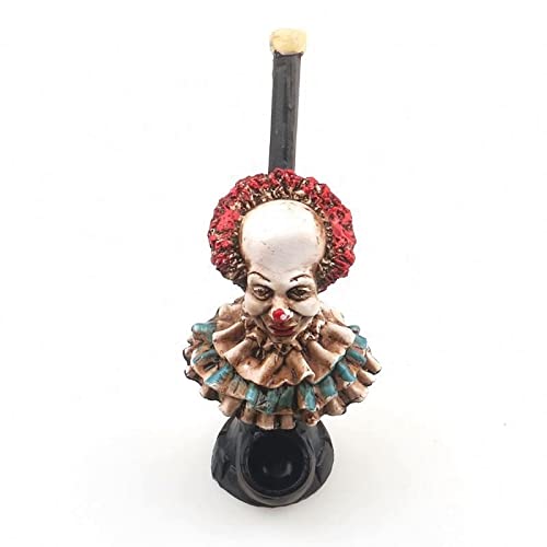 The Dark Diamond Luxury Resin Creative Character Modelling Smoking Pipe with 5 Pipe Screens (Design B)