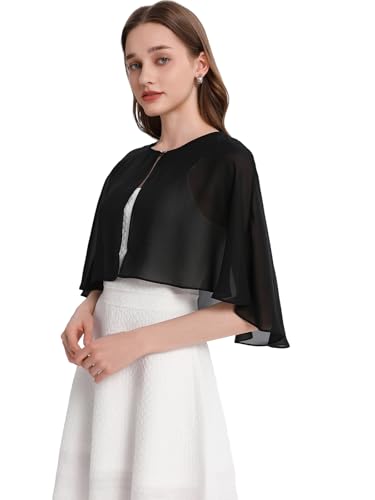 Shawl and Wraps for Evening Dress Chiffon Shawls Wedding Shrug Guest Bridesmaid Cape Scarves for Womens4