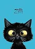  Zilli: Zilli - Katzen - Malbuch / Notizbuch / Tagebuch: A5 - blanko