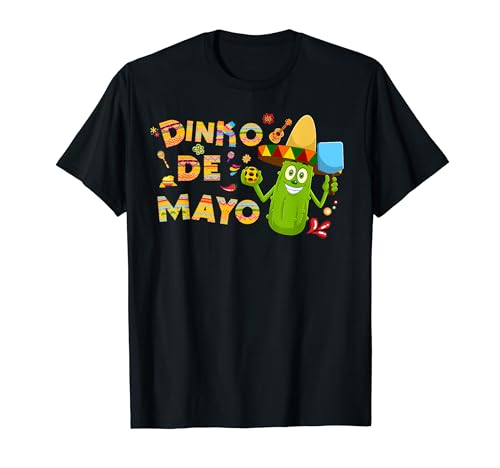Pickleball Dinko De Mayo Funny Cinco De Mayo Bambini Donne Uomini Maglietta