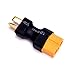 LINSYRC 2 Pairs XT60 to T-Plug Connector RC Male Female Adapter for RC Car Plane Lipo Battery ESC