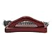 WGFOIP Premium PVC Billiard Table Brush, Ergonomic Handle Design, Clean Rails and Corners with Soft, Wine Red with Black Color, for Rail Corner Felt Cloth