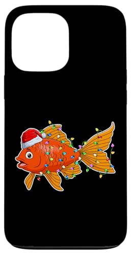 Goldfish Wearing Santa Hat Xmas - Goldfish Lover Christmas X}zP[X iPhone 13 Pro Max p