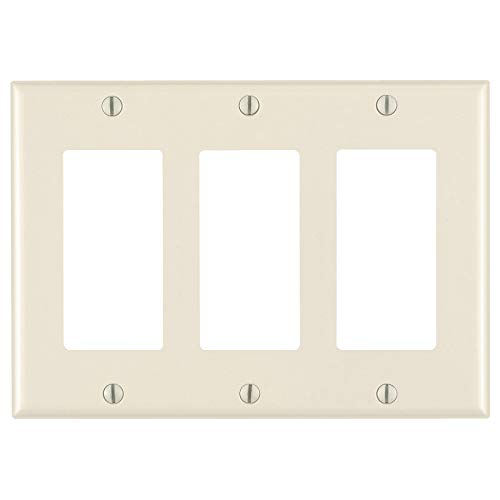Placa de pared de 3 bandas Leviton para salones y cocinas modernas 3