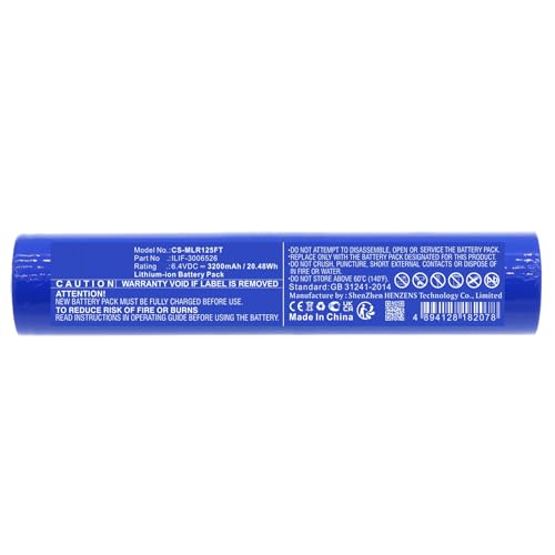 Batería de reemplazo 3200mAh 6.4V para ML150LR miniatura 3