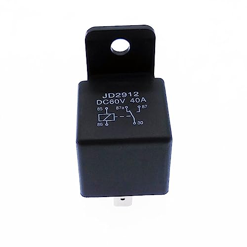 Relé de coche 5 pines 40A JD2912 24V para control del sistema eléctrico con orificio de montaje 3