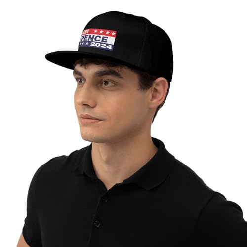 Mike Pence 2024 Snapback Hats for Man Woman's Hip Hop Baseball Cap Unisex Adjustable Flat Bill Visor Cap4
