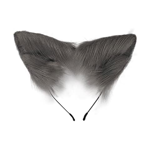 Yytcsjz Fox Wolf Cat Ears Headwear Handmade Costume Accessories Cover