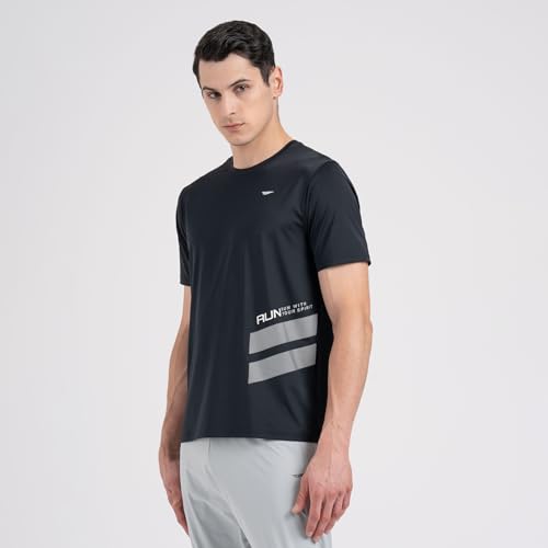 Image of Red Tape Printed Activewear Round Neck T-Shirt for Men | Premium Comfort