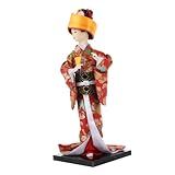Figurine de collection de poupée kimono asiatique - de geisha de style peut intelligemment intégré dans décorations de maison, avec un style caractéristique, figurines de geisha japonaises