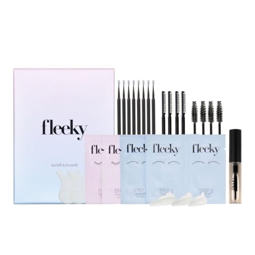 Lifting Lash & Brow Fleeky végétalien pour rehaussement cils et restructuration sourcils