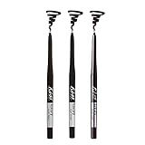 KISS Luxury Eyeliner 3 PACK (Blackest Black, Classic Black, Intensifying Brown)