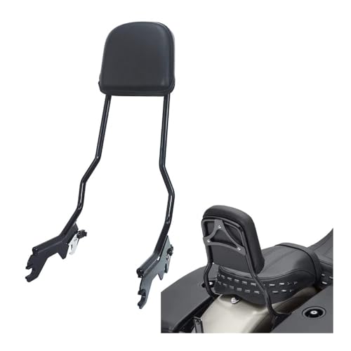 Dossier vertical FXBB avec rack pad et coussinet moto Softail Slim 2018-2024