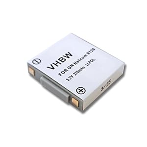 vhbw Accu geschikt voor GN Netcom Jabra 9120, 9125, GN9120, GN9120 Flex Wireless Headset Hoofdtelefoon (270mAh, 3.7V, Li…