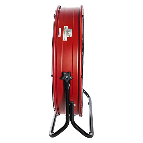 Maxx Air | Industrial Grade Air Circulator For Garage, Shop, Patio, Barn Use (Dark Red, Narrow Body) #TOP7