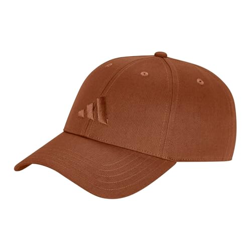 adidas Unisex Baseball Cap Cotton New Logo, Dusky Bronze/Dusky Bronze, M-L