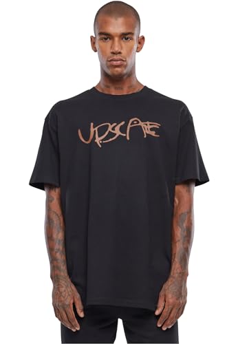 Mister Tee Herren Giza Oversize Tee t-shirt lourd coupe large col rond résistant