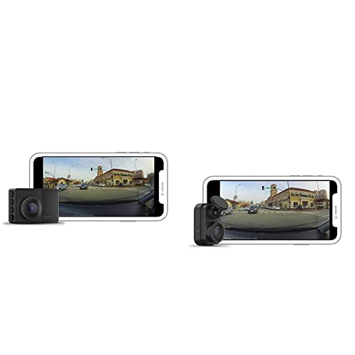 Garmin Dash Cam Mini 2, Tiny Size, 1080p and 140-degree FOV, Monitor Your Vehicle While Away w/ New Connected Features, Voice Control (Renewed) : Electronics