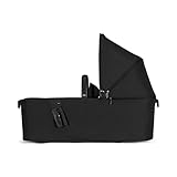 Joolz Aer2 Foldable Bassinet for Baby Stroller – Ultra-Light Bassinet with One-Hand Quick Fold - Soft Mattress - Large UPF 50+ Canopy - Perfect Baby Cot Add-on for Your Aer2 (Space Black)