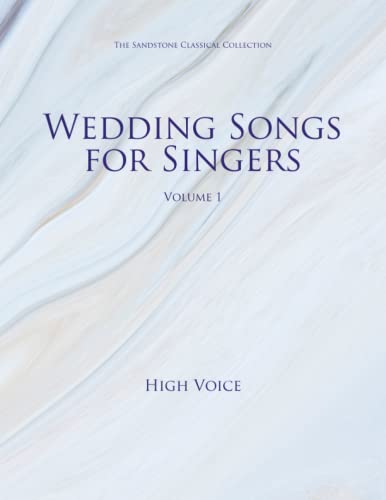  Wedding Songs for Singers Volume 1 (High Voice)