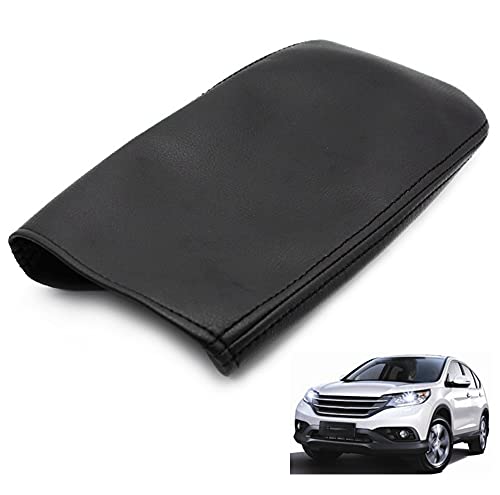 Funda Del Reposabrazos Del Coche Cuero Protector De Cubierta De Consola Central Para CRV 2012 2013 2014 2015 2016 Almohadilla Para Reposabrazos Panel Accesorios De Peinado De Molduras Cover