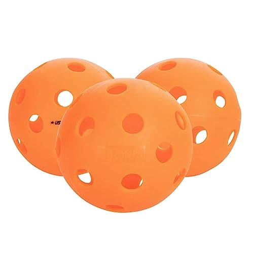 Onix Fuse Indoor Pickleball Balls 3-Pack Orange