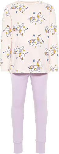 Preisvergleich Produktbild NAME IT Baby Mädchen Schlafanzug Einhorn lang NMFNIGHTSET