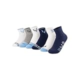 Messi Boys' Lifestyle Ankle Socks, 6-Pack, Soft & Stretchy, Comfortable