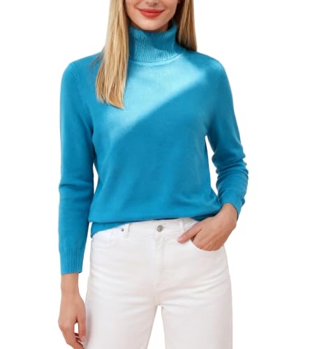 Image of DAIMIDY Turtleneck Sweater for Women Long Sleeve Knit Tops | Soft and Breathable,Ensuring You Stay Comfortable Throughout The Day.Perfect for Party, Holiday,Work,Shopping,Daily Etc.