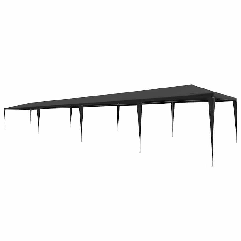 vidaXL Tendone per Feste in PE 3x12 m Antracite Tenda da Giardino Party Gazebo