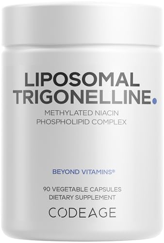 Codeage Liposomal Trigonelline 250mg Plant-Based Vegan 90 Capsules