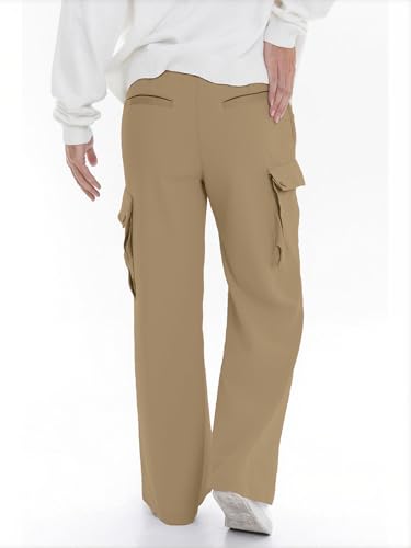 Cromoncent Men's Parachute Cargo Pants Outdoor Lightweight Joggers Baggy Pants,Small-X-Large2