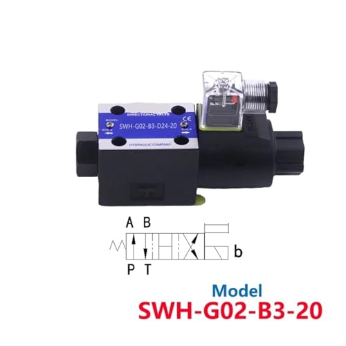 Distributeur hydraulique SWH-G02 électrovanne de commande B3 C2B C3B C4B C6B C8B pour circuit d'huile