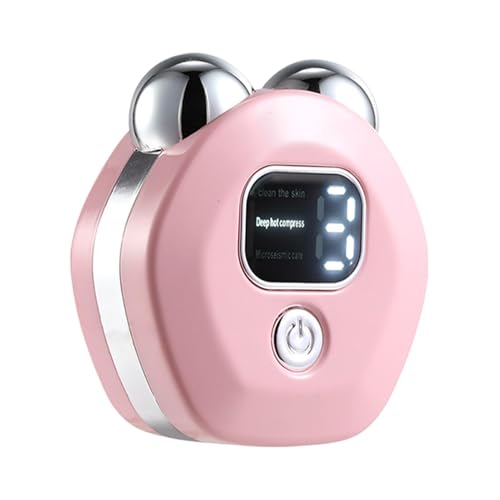 Tuxxjzm Dispositivo de microcorriente para cara, masajeador de belleza para cara, dispositivo de tonificación de la piel para viajes en casa, herramienta eléctrica de masaje facial