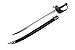 Wuu Jau L-5543 Pirate Sword with Scabbard, 37
