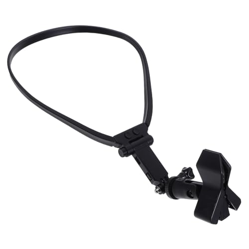 SUPVOX Neck Hanging Microphone: Neck Hanging Mic Holder - Adjustable Microphone Clip For Musicians Singing And Outdoor Streaming
