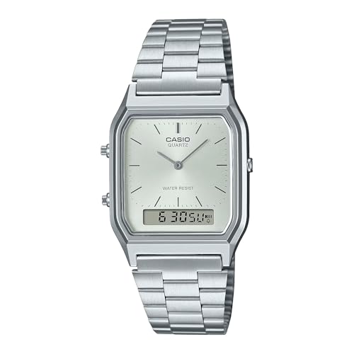 Casio AQ-230A-7A Silber Ana-Digi Uhr One Size, Silber, Sport