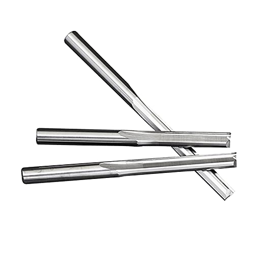 Yakamoz SK0019 10Pcs 1/8-Inch Shank Long Straight Router Bits Cnc End Mill Bit Set thumb #1