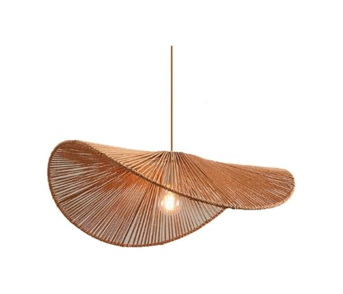 Chandelier industriel vintage moderne simple luminaire suspension corde de chanvre E26