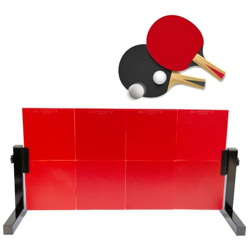 Tischtennis Rebound Board,Tischtennis Returnbrett Mit 8 Gummis,360°Winkelverstellung Ping Pong Sparring Rebound Board,Pro Return RüCksprungbrett Returnboard TrainingsgeräT,Für Indoor Selbst Training