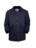 Renegade Sportswear Men’s Coaches Jackets Water-Resistant Windbreaker (Navy, 3X-Large)