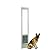 Fast Fit Pet Patio Door 80" Super Large (White)