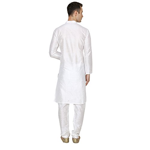 Image of Royal Kurta Men's Cotton Silk Plain Solid Long Only Kurta