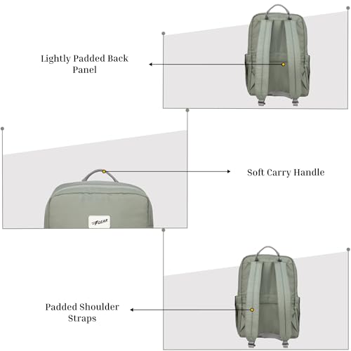 Image of F Gear Cannes 12L Laptop Backpack|Premium, Soft Touch, Lightweight & Durable|Laptop & Tablet Sleeves|3 spacious compartments & 2 Pockets|Ideal for Office, Daily Use & Travel