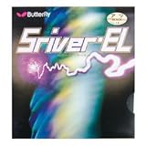 バタフライ（Butterfly） 卓球ラバー スレイバーEL 05380 BLK （ブラック/ＬＬ/Men's、Lady's、Jr）