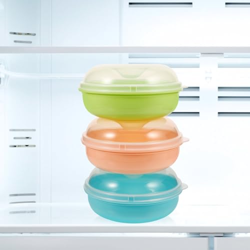 Contenedor de pan de plástico PP pack de 3 piezas para encimera 8